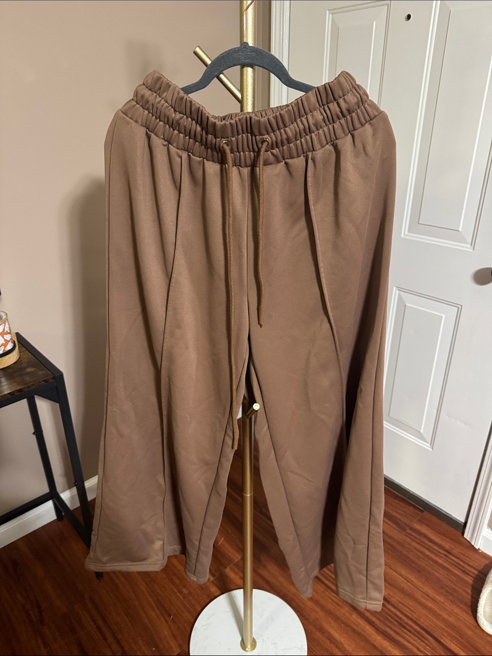 Women's Brown Drawstring Pants